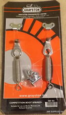 GRAYSTON TERRY SPRING HOOKS / SPRING CLIP FOR BONNET / BOOT LID - SILVER - GE53