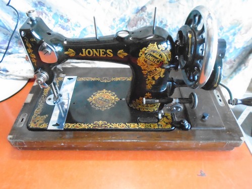 Jones family sewing machine - sewing,