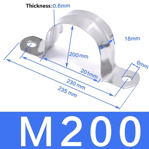 Stainless steel tube - stainless, clip