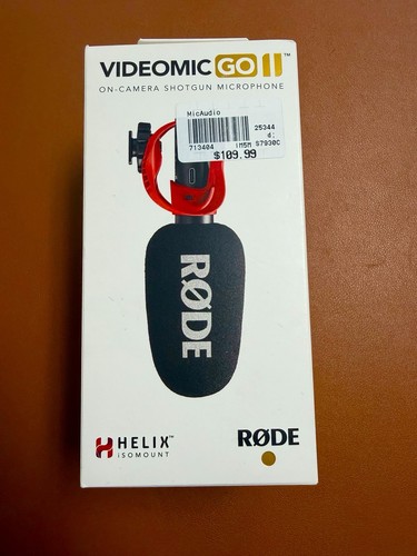 Rode videomic camera - ii, on-
