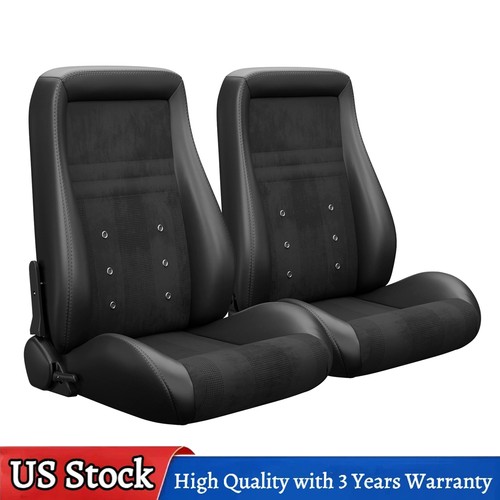 Pair black bucket - bucket, seats