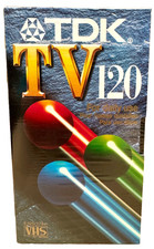 TDK E120TV 120 Minute Blank
