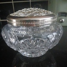 Vtg Hand Cut Lead Crystal