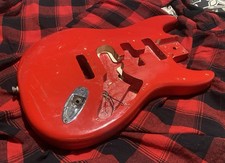 Hotrod Red Strat Guitar Body