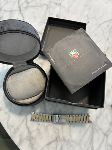 Tag heuer 4000 bracelet and - tag,