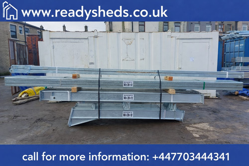 Unused galvanised steel - unused,