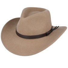 Cowboy Crashable Hat 100% Wool
