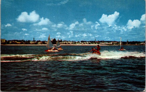 Jet ski sailboats water - ski,