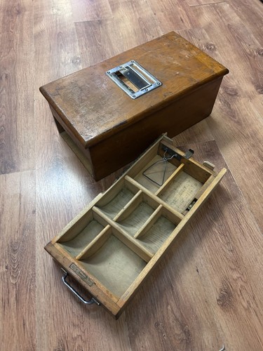Vintage wooden cash shop - cash,