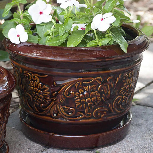 Ceramic planter plant - ceramic, pot