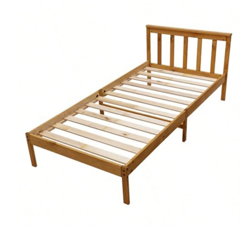 3ft wooden single bed - wooden,