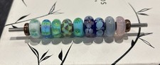 Trollbeads Glass Beads x 9