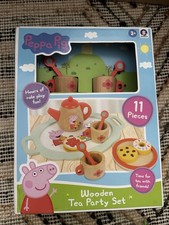 Peppa Pig Wooden Peppa Pig Tea Party Play Set Imperfect Box