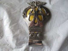 British AA Vintage Car Badge