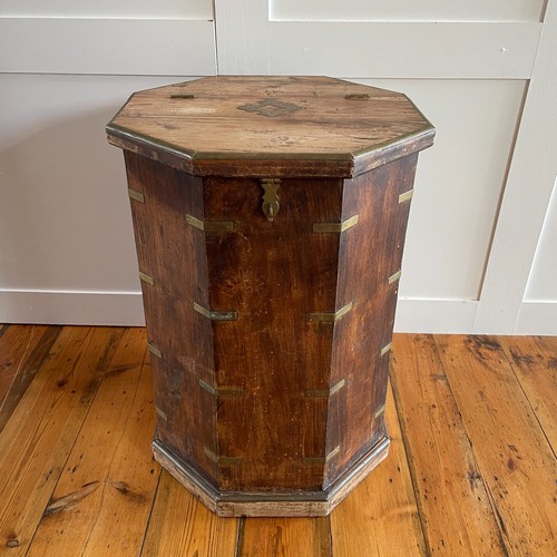 Hexagon wooden side unit - hexagon,