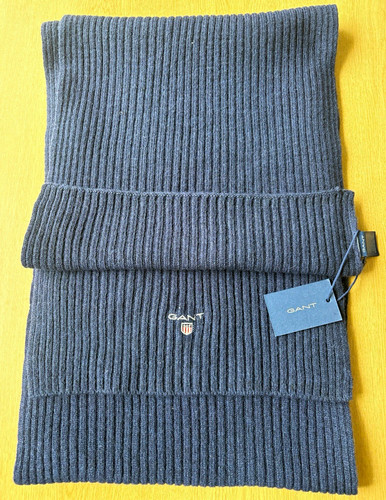 Gant men navy ribbed - men's, knit