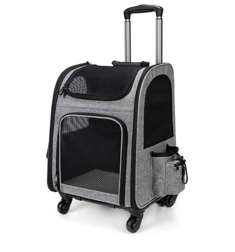 Dog trolleys on - in,
