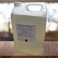 5 Litres Ultrasonic Cleaning Fluid For Sensitive Metals Sonic Solution Cleaner