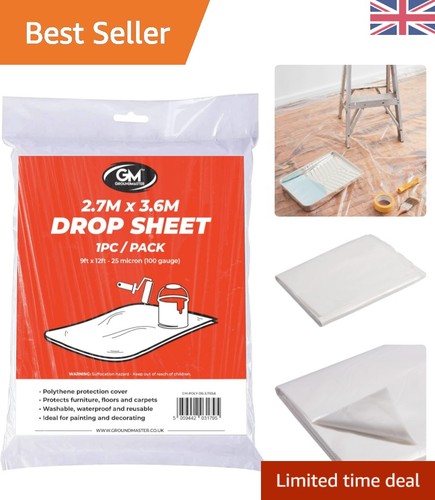 6m plastic dust sheet - x,