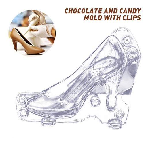 Plastic clear high heel - clear,