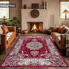 Luxury Non Slip Large Traditional Rugs Bedroom Living Room Rug Hallway Runner UK