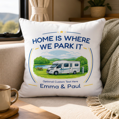 Personalised motorhome cushion - personalised,