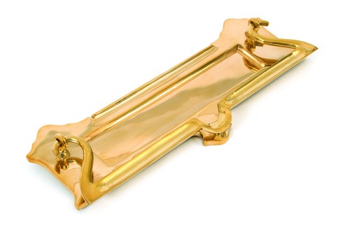 Solid polished brass postal - polished,