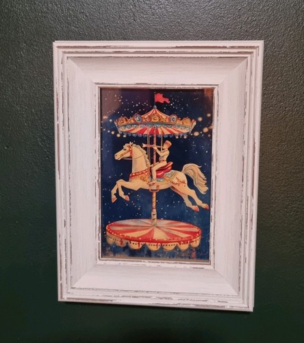 Vintage style carousel horse - vintage,