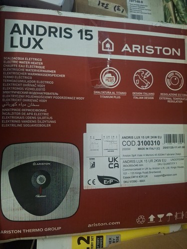 Ariston andris lux - lux, 15l