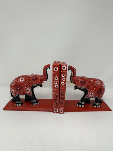 Vintage indian elephant wooden - elephant,