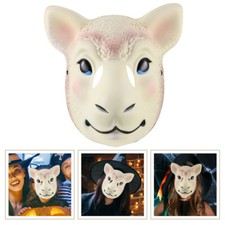 Sheep Mask Adult Goat Novelty Black Animal Head Flexible Miss