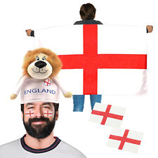 ENGLAND LION HAT FLAG CAPE TATTOOS SUPPORTERS SET ST GEORGE EUROS 2025 LOT