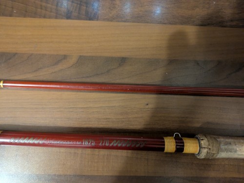 Vintage bamboo fly fishing rod - bamboo,