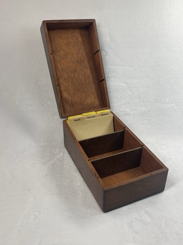 Vintage wooden recipe - vintage,