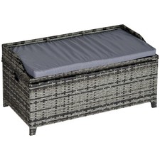 Outsunny Rattan Wicker Storage