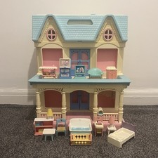 Fisher Price Loving Family Dolls Dream House Mansion Playset With Furniture