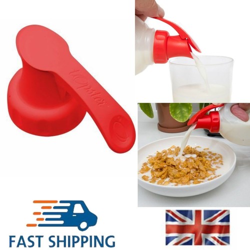 Topster milk top pourer red - top,