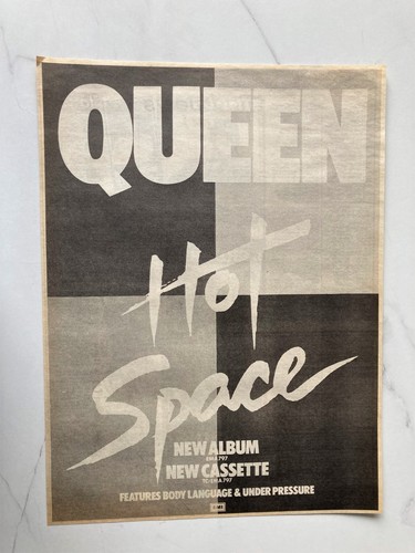 Queen hot space 15 full - 11", x
