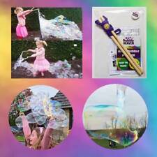 Giant Bubble Wands KIDS BUBBLES TOYS Easy Mix Powder Solution Refills 1L 5L 25L