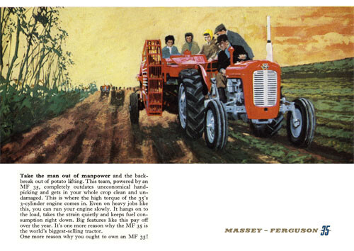 Vintage massey ferguson - massey, 35