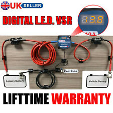 Ready Made Battery Split Charge Relay Kit 12V 140A Digital VSR Sense Camper Van