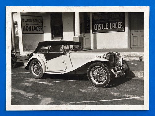 Vintage 1950s snapshot - mg, tc