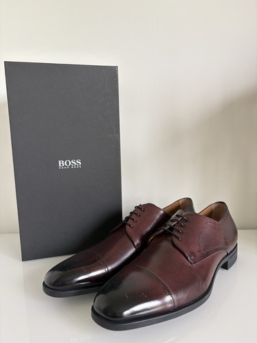 Hugo boss dark red leather - boss,
