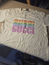 Cream Gucci Tee Shirt