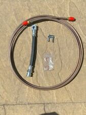 New Cupro Nickel Fiat Bertone X1/9 X19 1300 & 1500 Rigid Clutch Pipe & Hose Kit