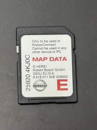 Nissan connect3 map data - nissan, sd