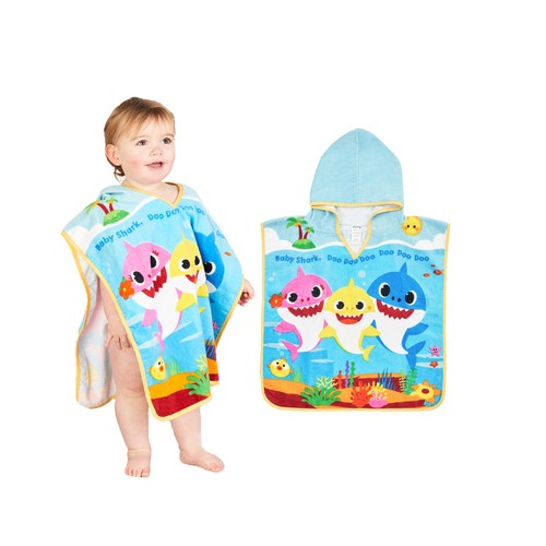Boys girls baby - shark, blue