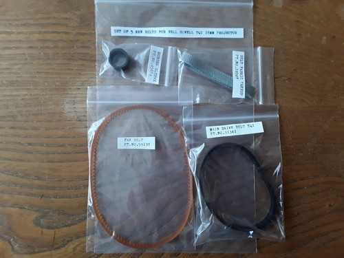 Set new belts - of,