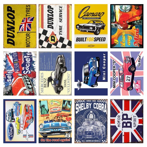 Cars retro metal - cars,,