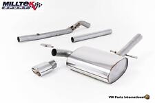 For VW Corrado VR6 Milltek Sport Cat Back Exhaust System + Polished Oval Tip ...